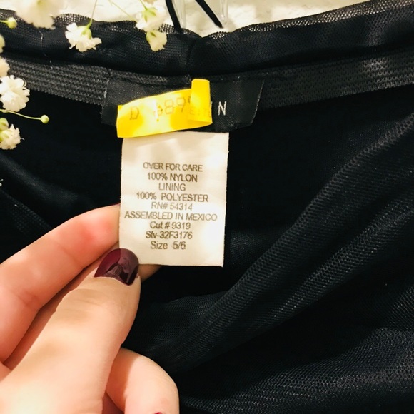 B. Darlin | Black Tulle Strapless Dress - Picture 8 of 9